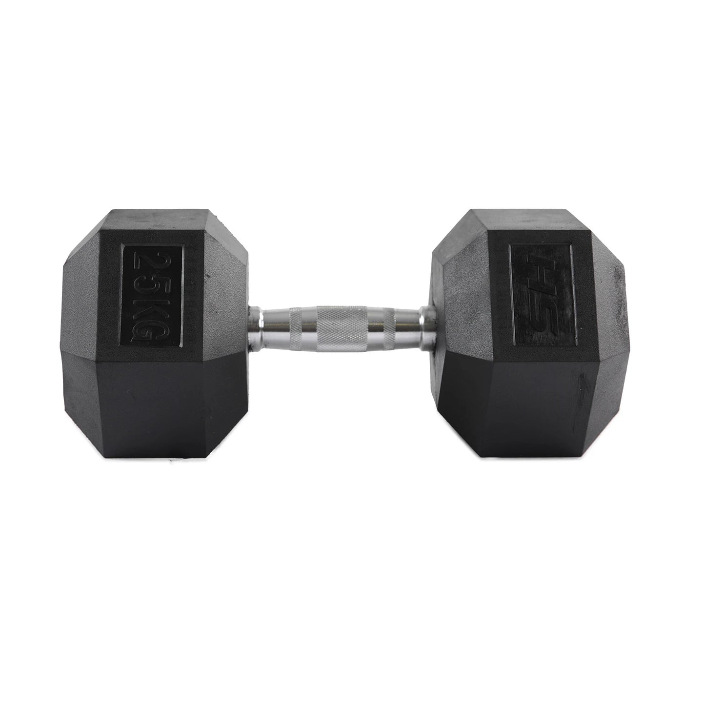 HS Fitness 5Kg Rubber Hex Dumbell