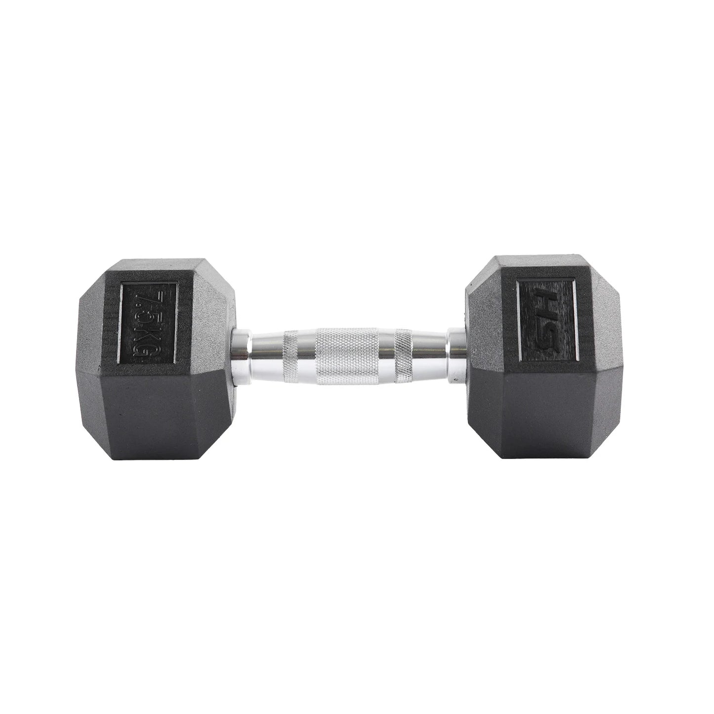HS Fitness 5Kg Rubber Hex Dumbell