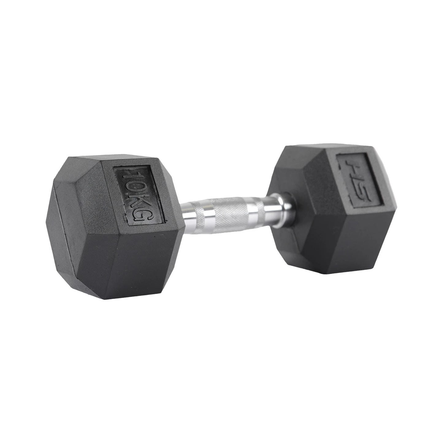 HS Fitness 5Kg Rubber Hex Dumbell