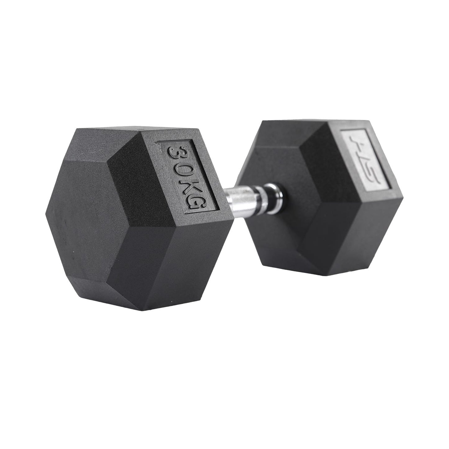 HS Fitness 5Kg Rubber Hex Dumbell
